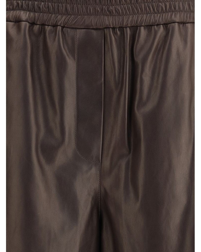 Armani Leather Giorgio Lambskin Nappa Pant Glam Steals
