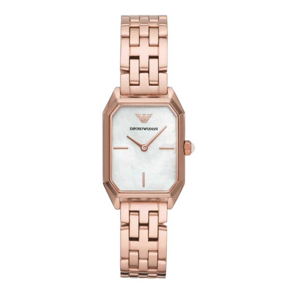 Armani Rose Gold Stainless Steel Watch Glam Steals