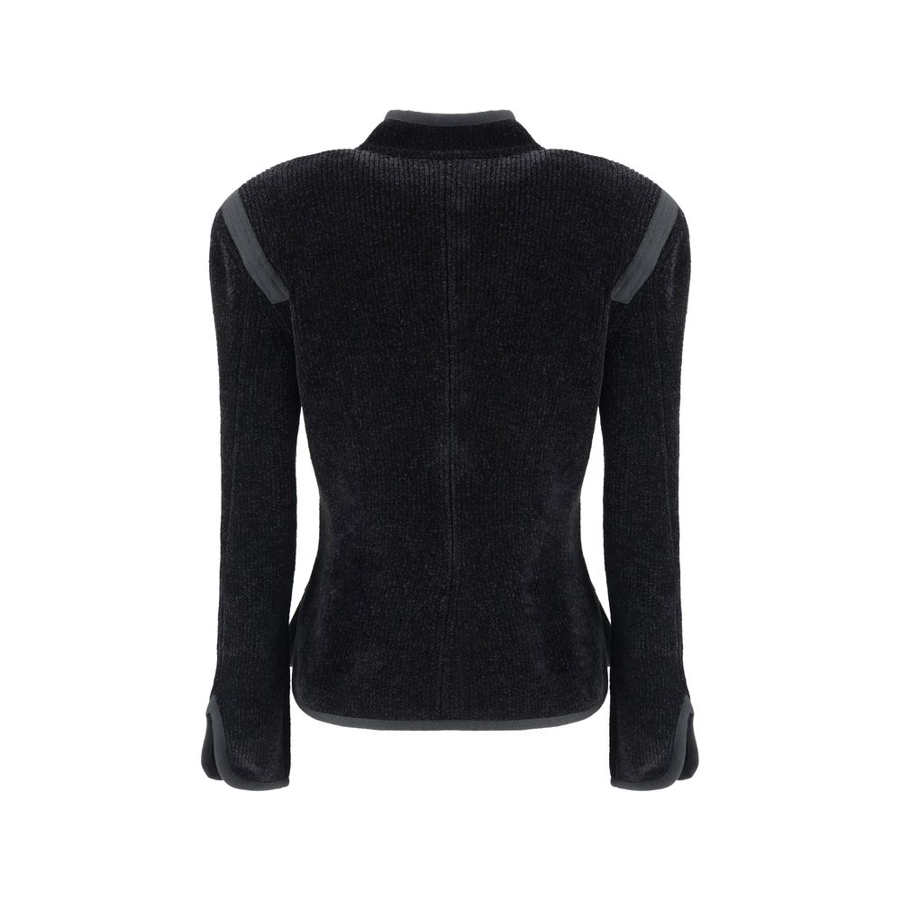 Armani Silk Giorgio Blazer with Decorative Metal Shank Buttons Glam Steals