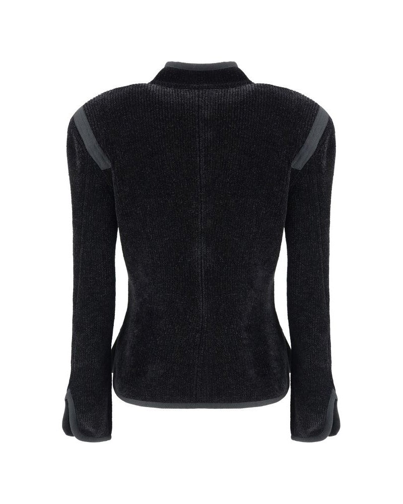 Armani Silk Giorgio Blazer with Decorative Metal Shank Buttons Glam Steals