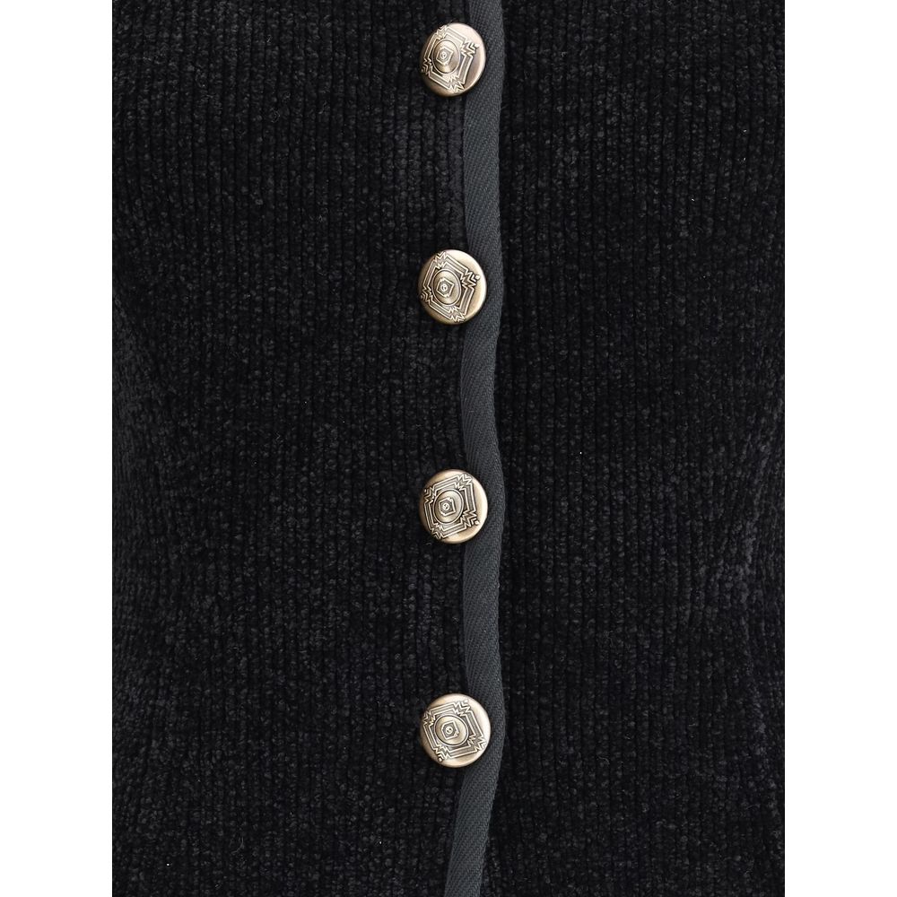 Armani Silk Giorgio Blazer with Decorative Metal Shank Buttons Glam Steals