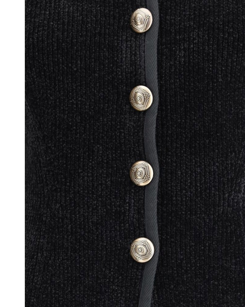 Armani Silk Giorgio Blazer with Decorative Metal Shank Buttons Glam Steals