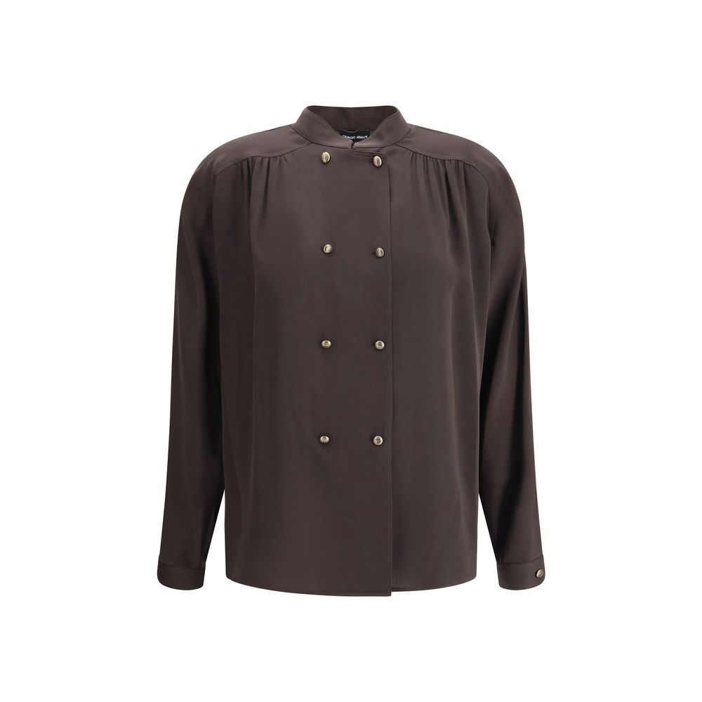 Armani Silk Giorgio Doublebreasted Shirt Glam Steals