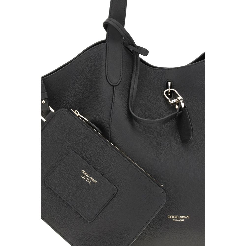 Armani Suede Giorgio Medium Shoulder Bag Glam Steals
