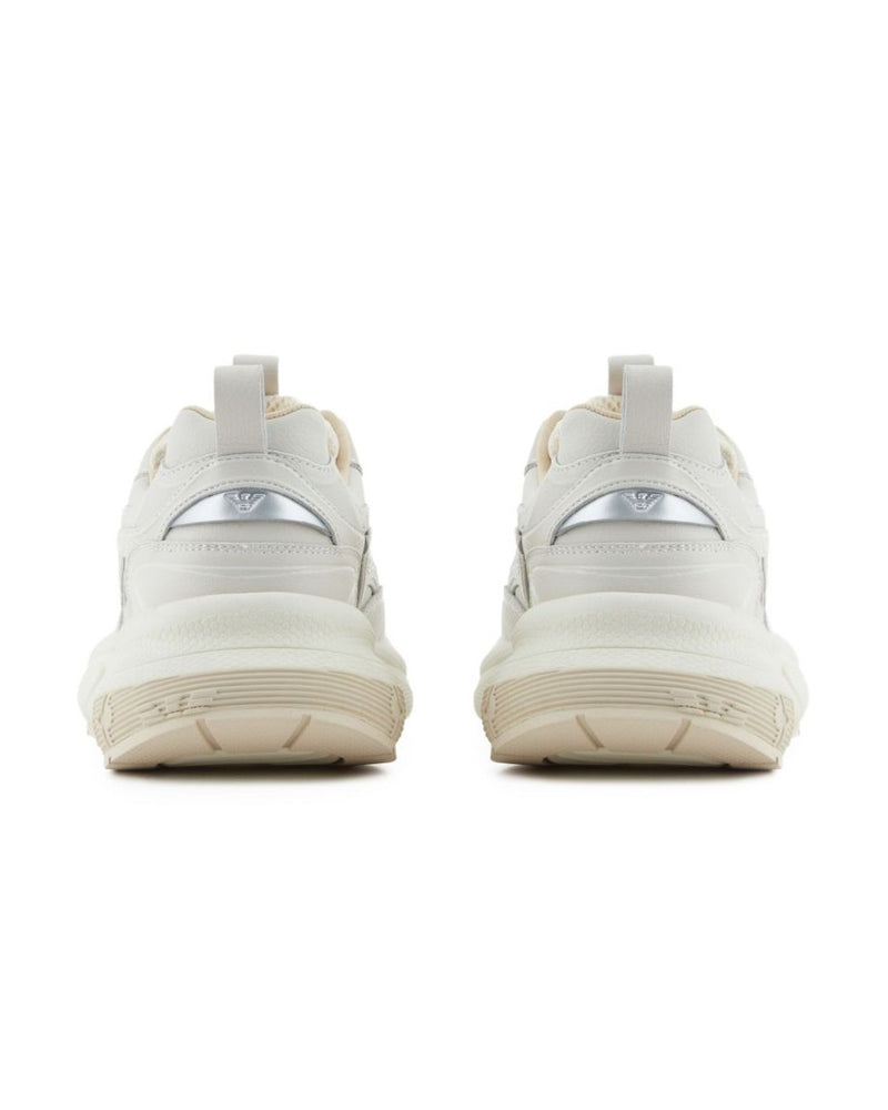 Armani White Emporio Exclusive Sneakers Glam Steals