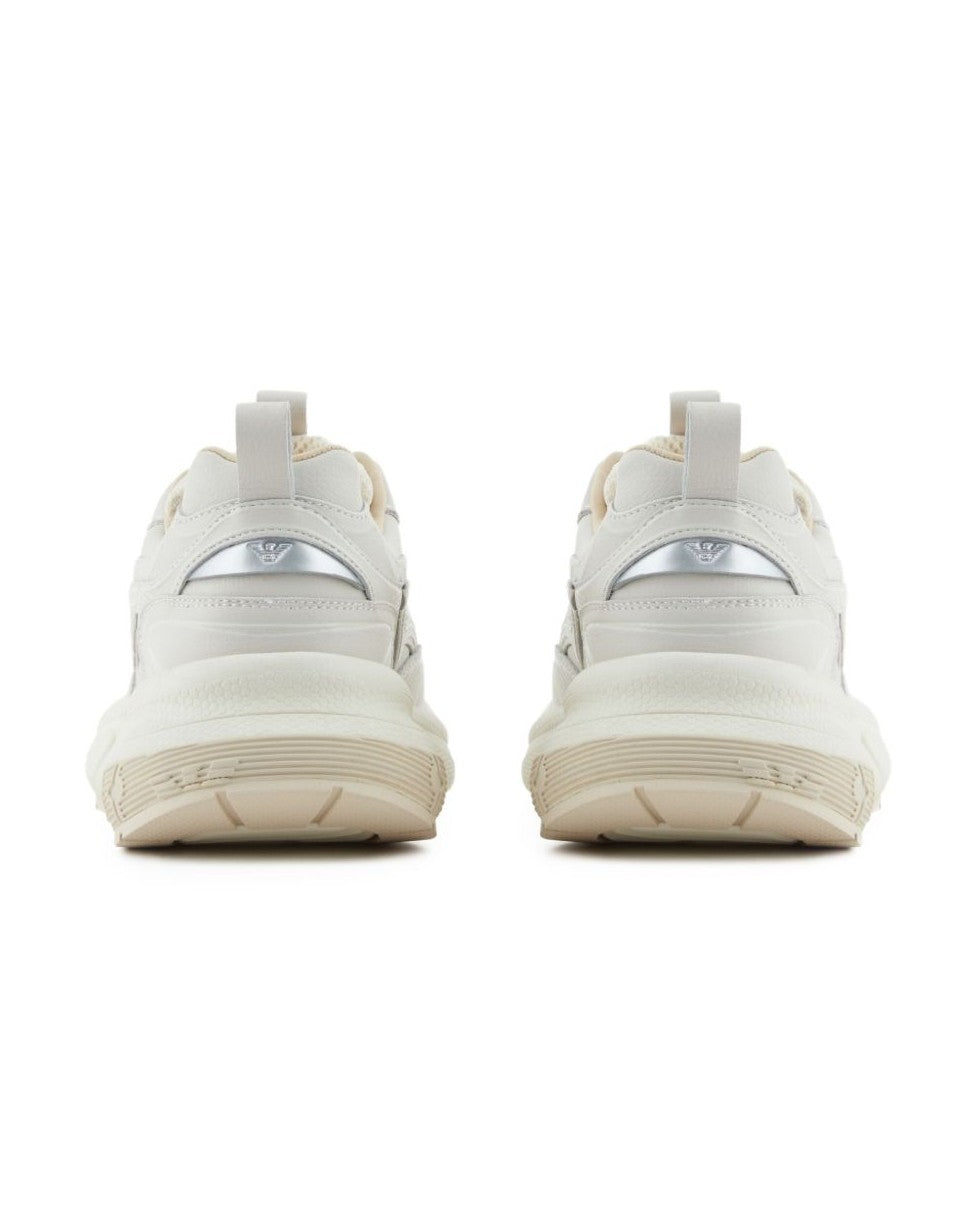 Armani White Emporio Exclusive Sneakers Glam Steals