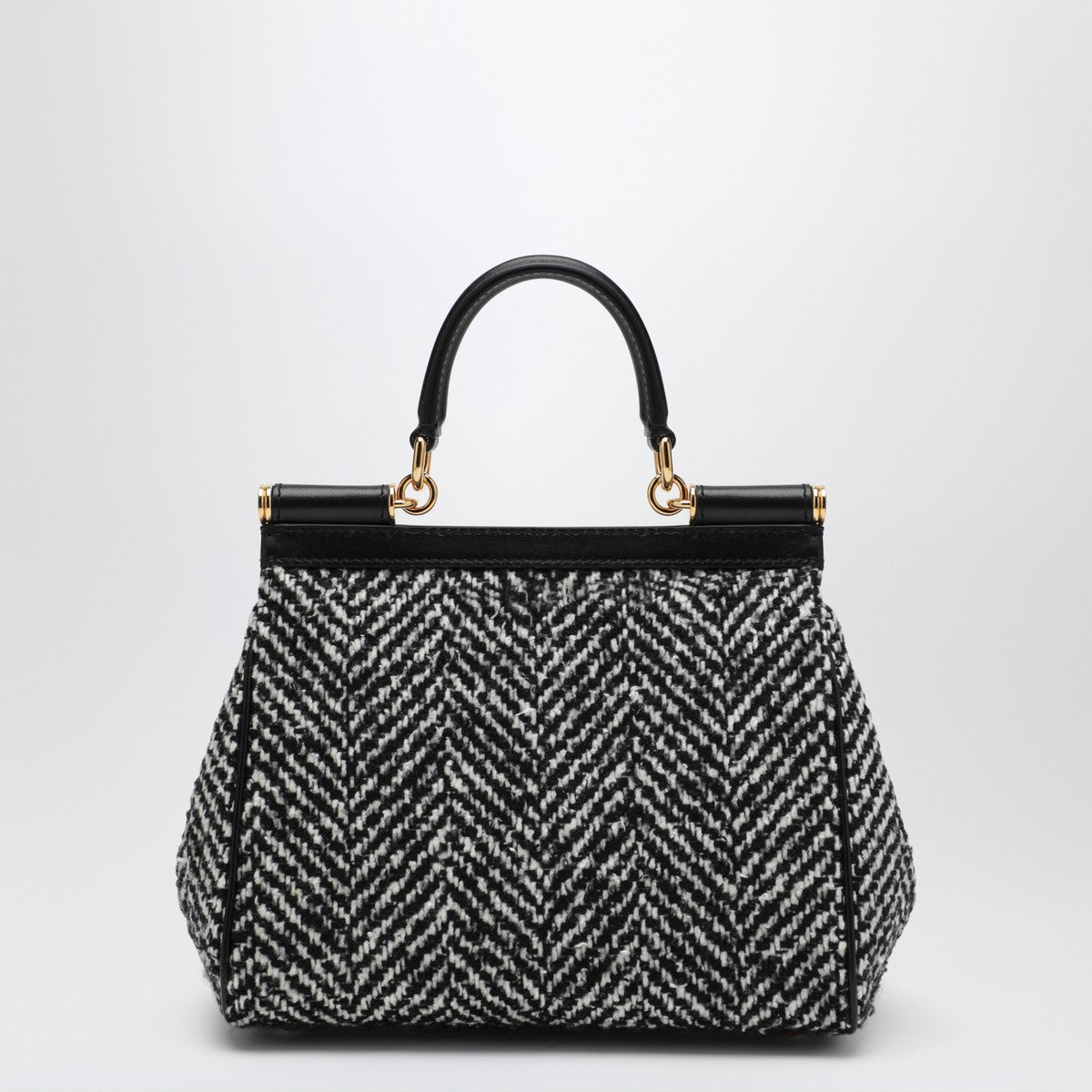Dolce & Gabbana Dolce&Gabbana Chevron fabric handbag Sicily medium Glam Steals