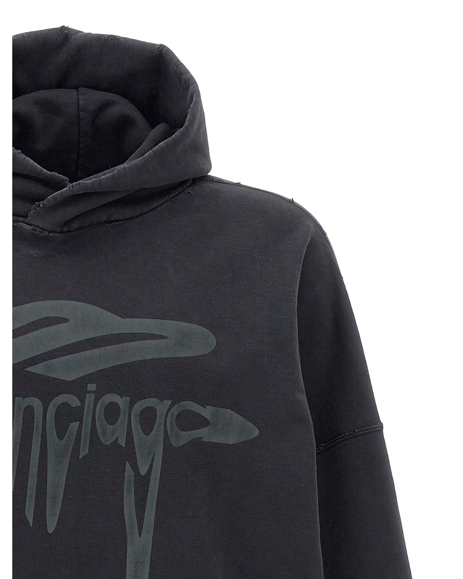 Balenciaga 3b Liquefied Hoodie Glam Steals