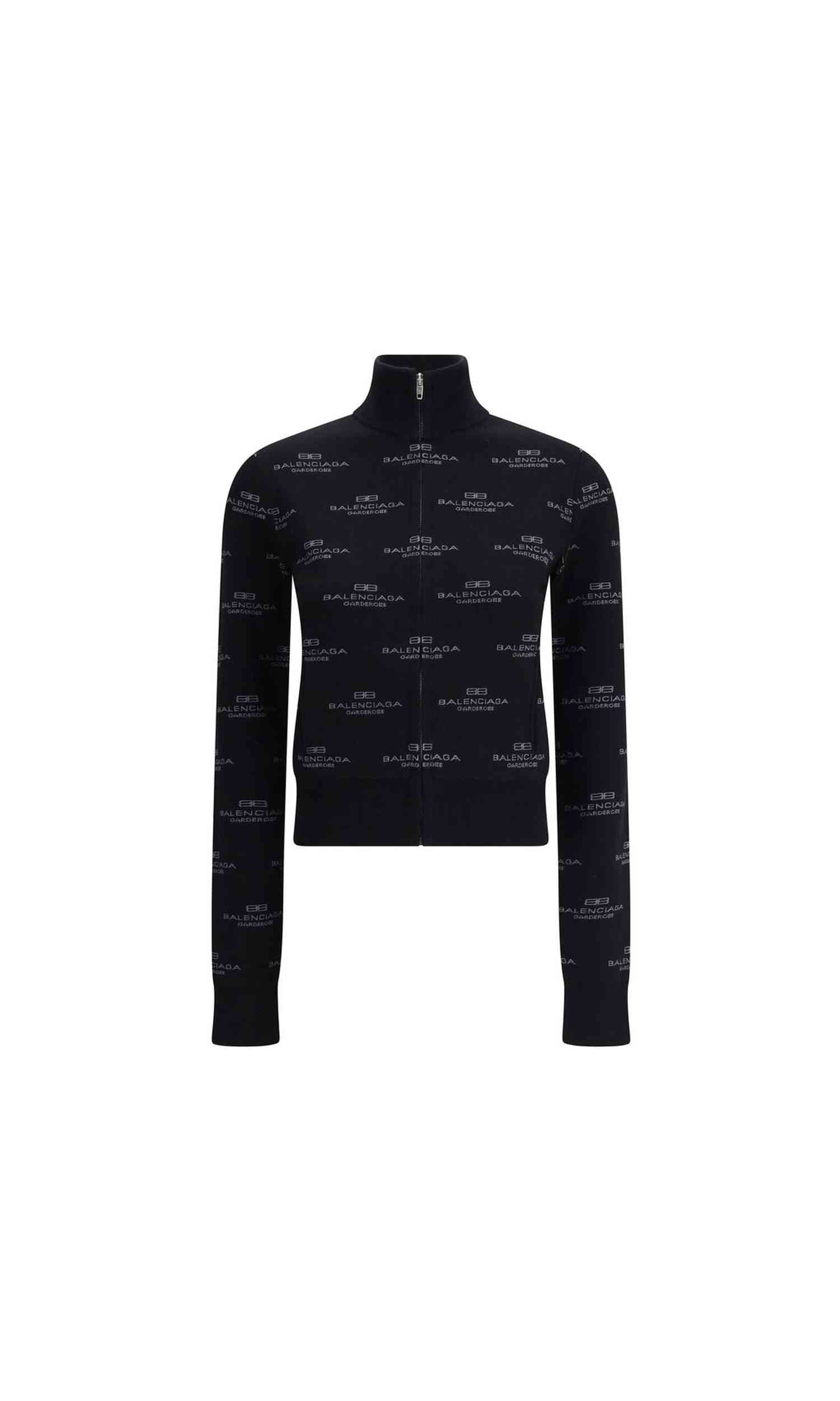 Balenciaga All-Over Logo Cardigan Glam Steals