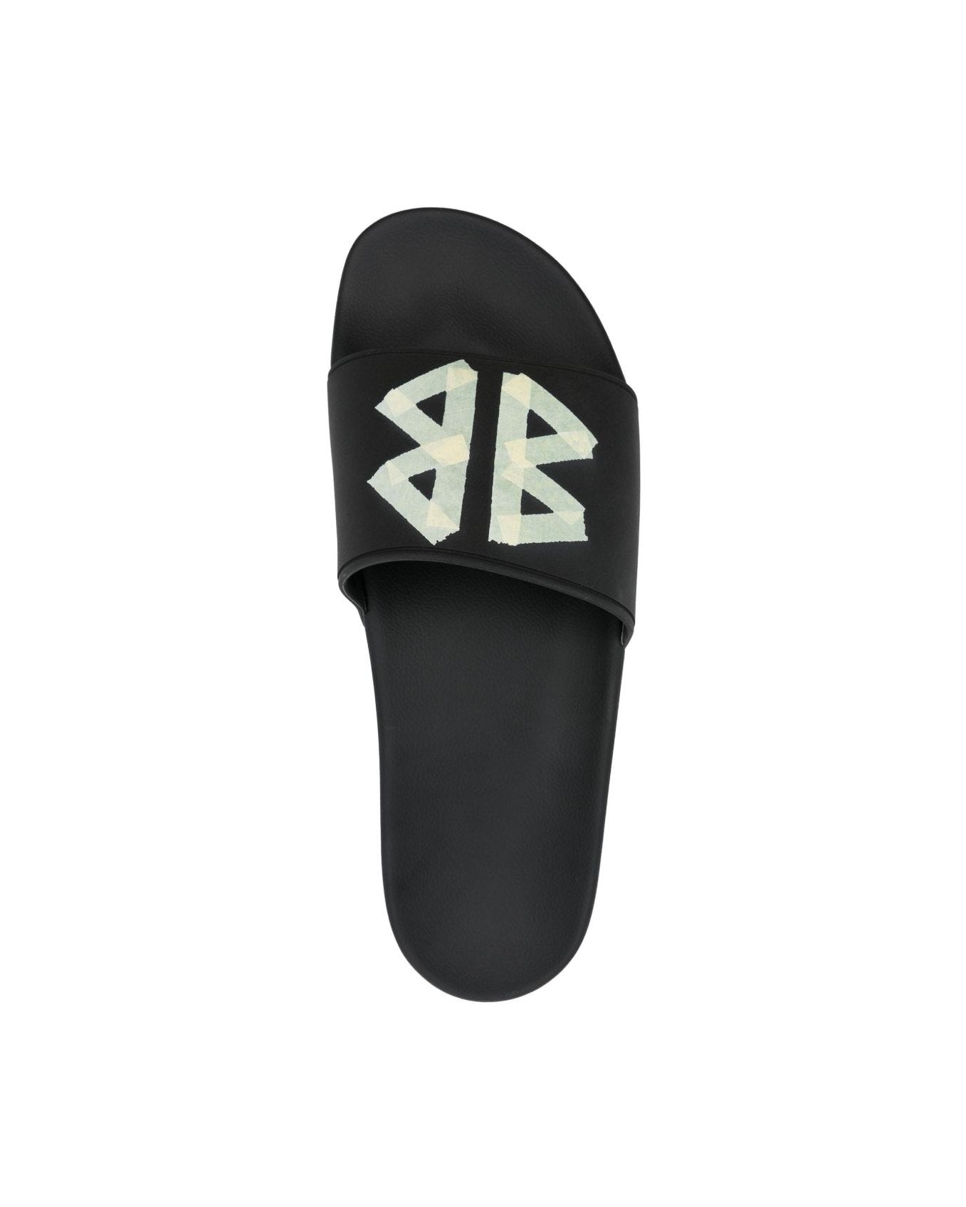 Balenciaga Bb Logo Prin Slides Glam Steals
