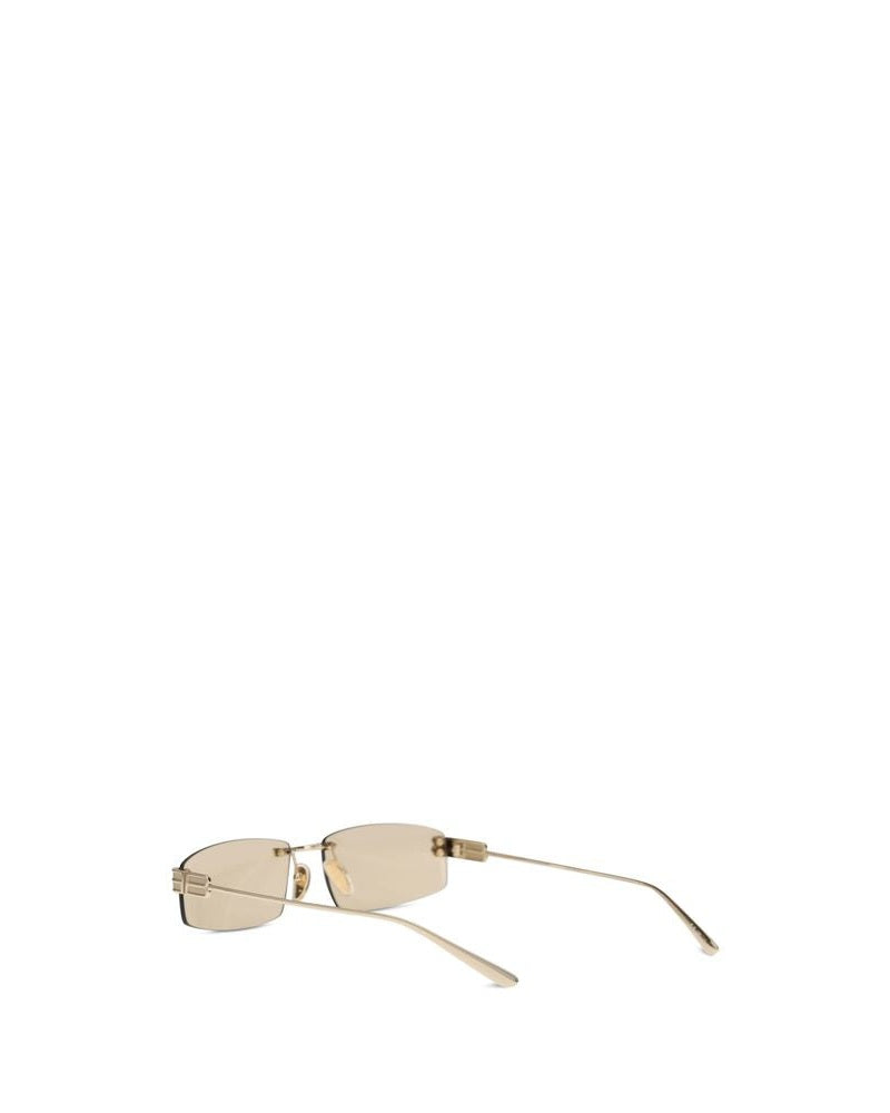 Balenciaga Beige Metal Sunglasses Glam Steals