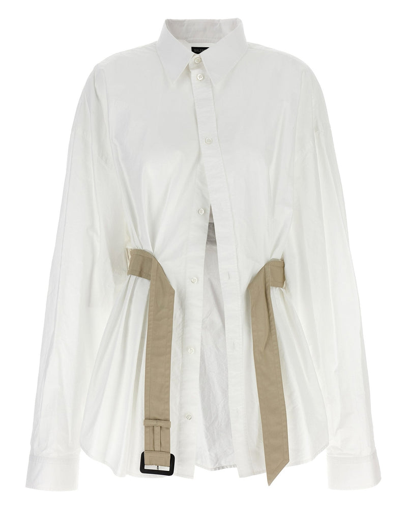 Balenciaga Belt Shirt Glam Steals