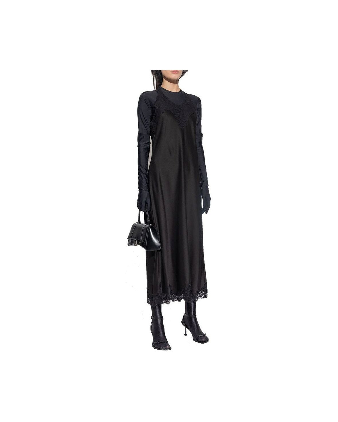 Balenciaga Black Acetate Dress 