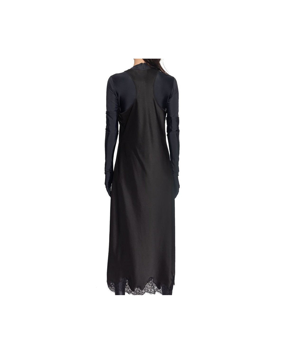 Balenciaga Black Acetate Dress 