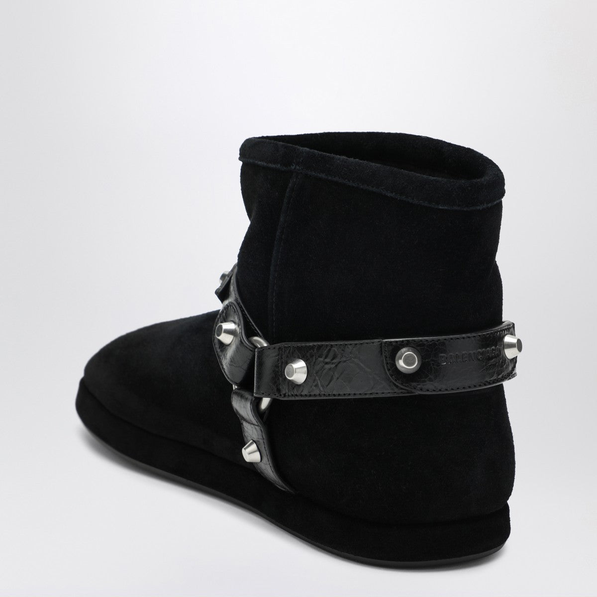 Balenciaga Black Alaska Soft Ankle Boots Glam Steals