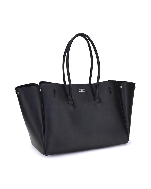 Balenciaga Black Calf Leather Bos Taurus Shoulder Bag Glam Steals