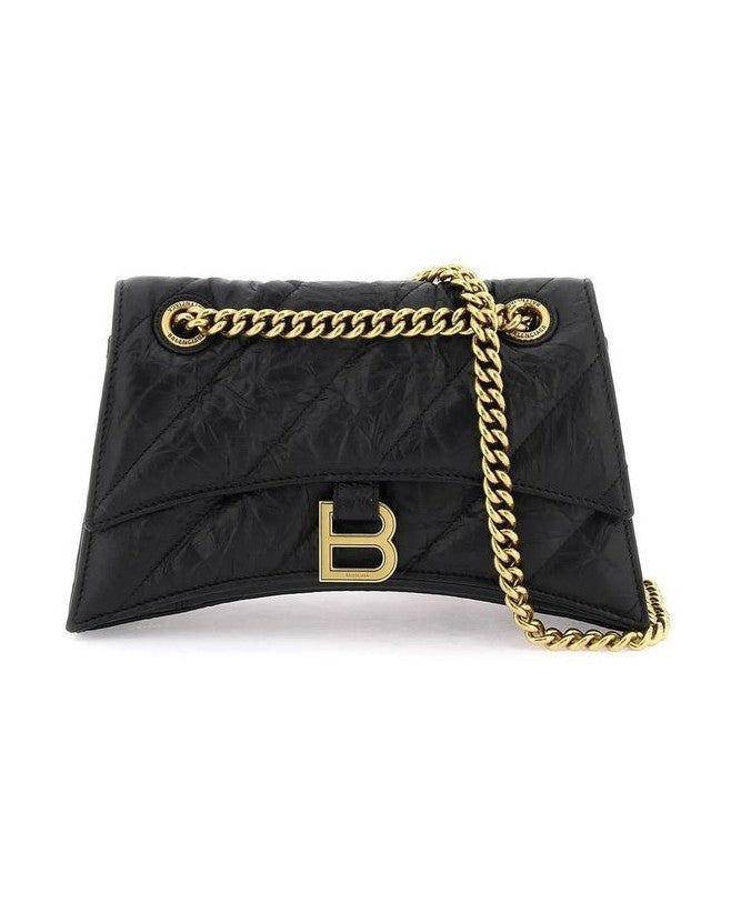 Balenciaga Black Calfskin Shoulder Bag Glam Steals