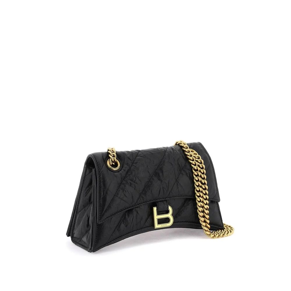 Balenciaga Black Calfskin Shoulder Bag Glam Steals
