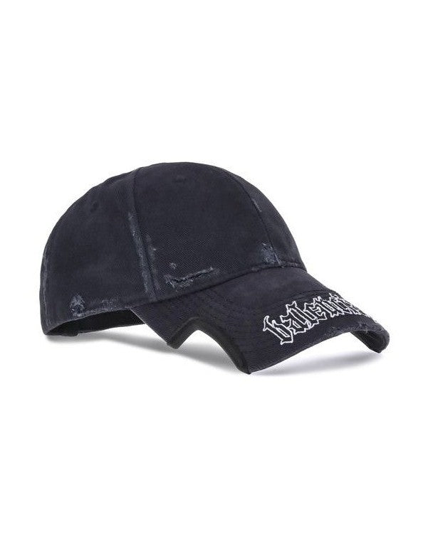Balenciaga Black Cotton Cap Glam Steals