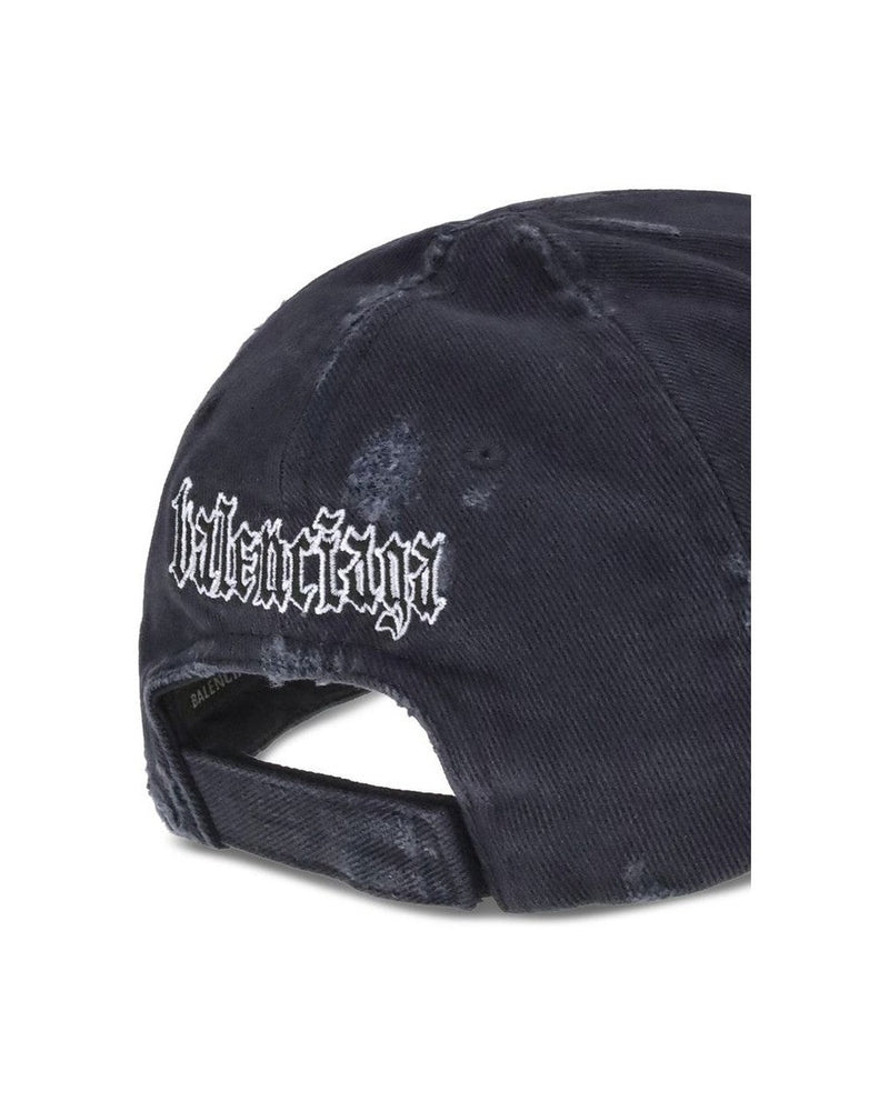 Balenciaga Black Cotton Cap Glam Steals