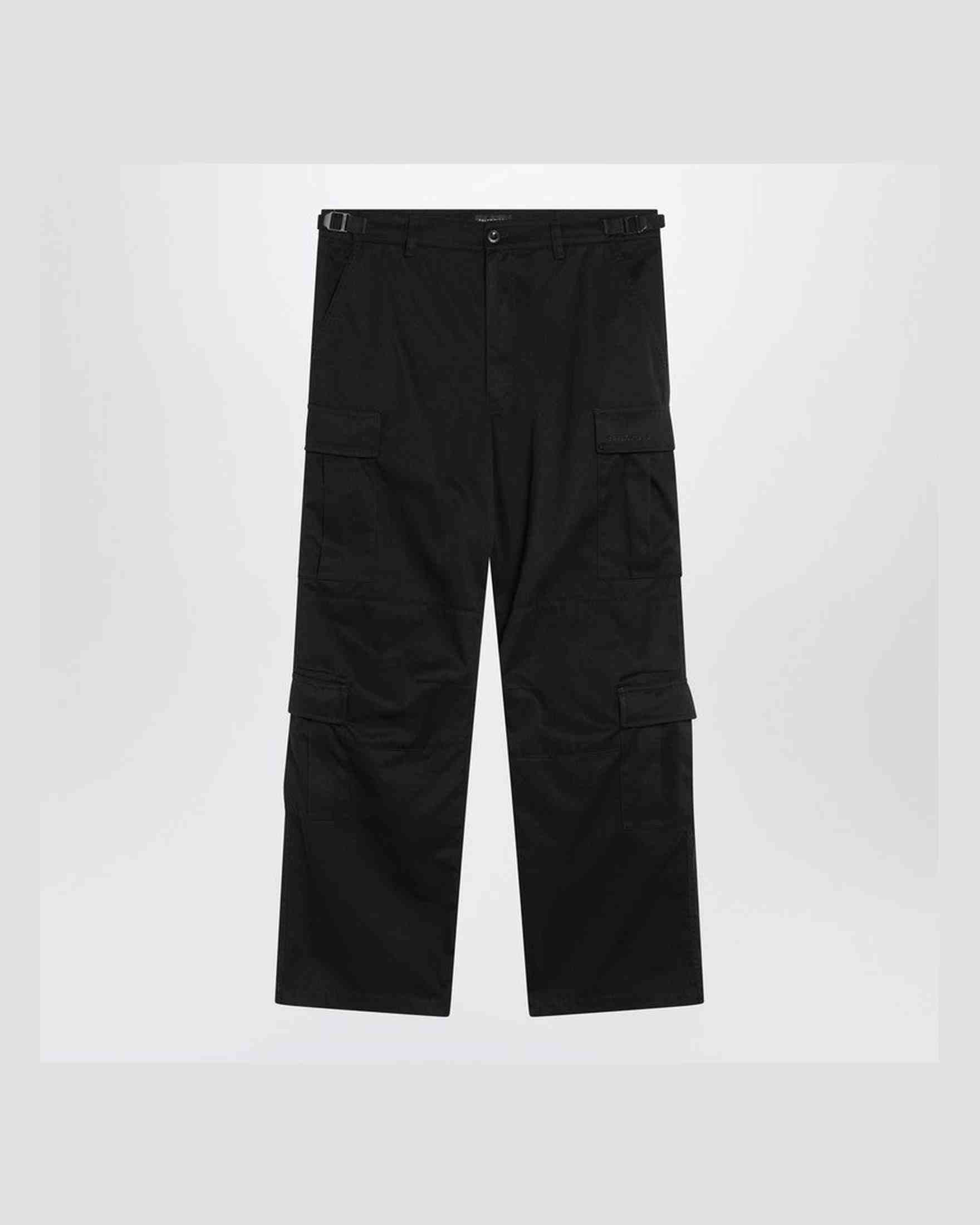 Balenciaga Black Cotton Cargo Pant in Blend Glam Steals