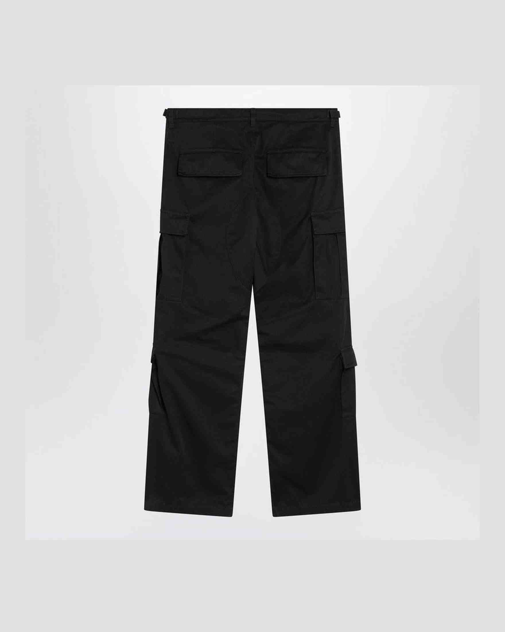 Balenciaga Black Cotton Cargo Pant in Blend Glam Steals