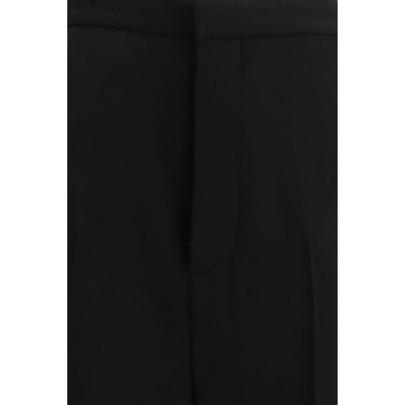 Balenciaga Black Cotton Dress Pant 