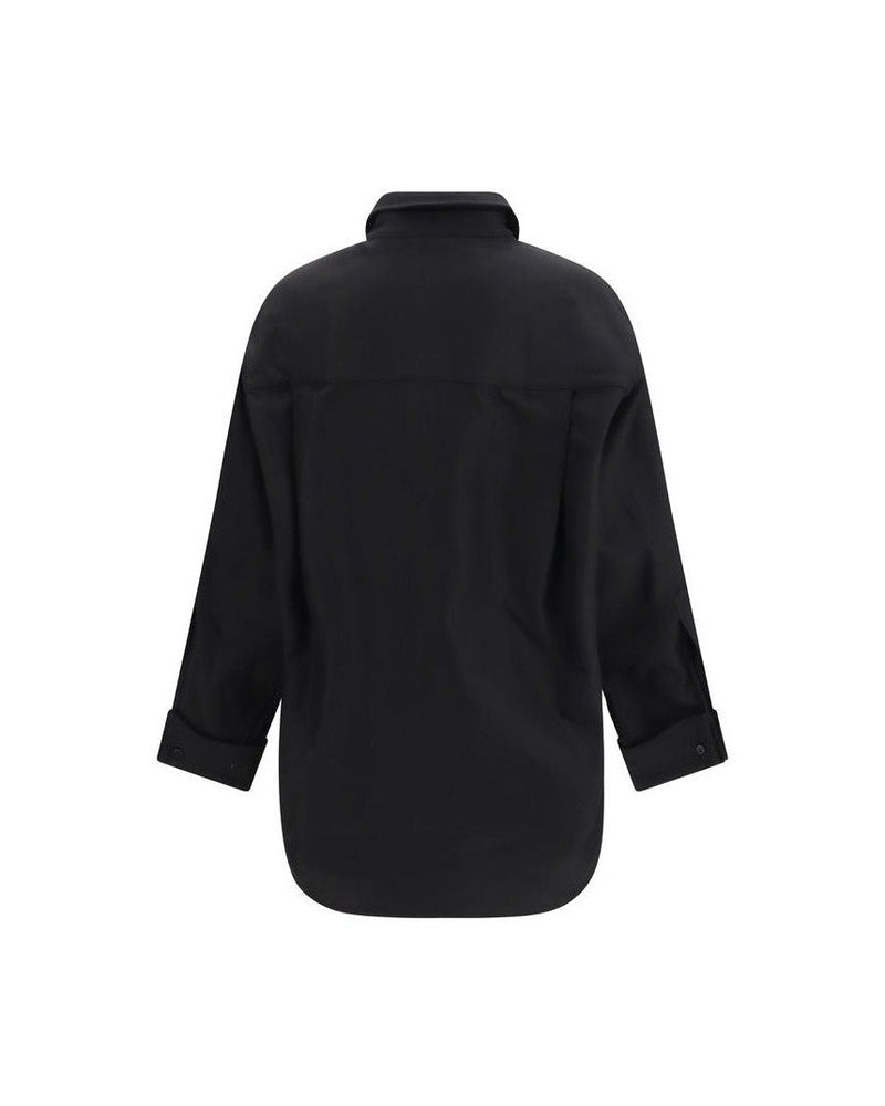 Balenciaga Black Cotton Dress Shirt Glam Steals