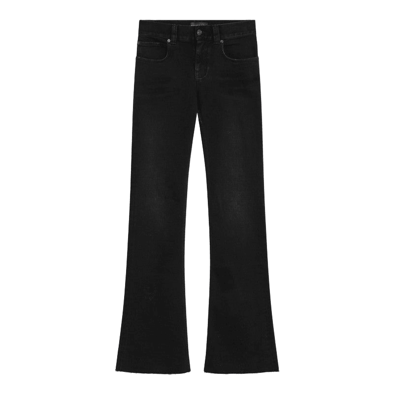 Balenciaga Black Denim Bootcut Slim Fit Trouser Glam Steals