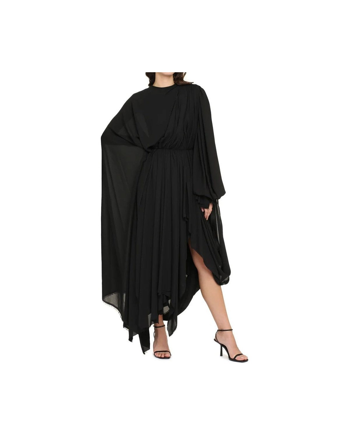 Balenciaga Black Elastane Dress 