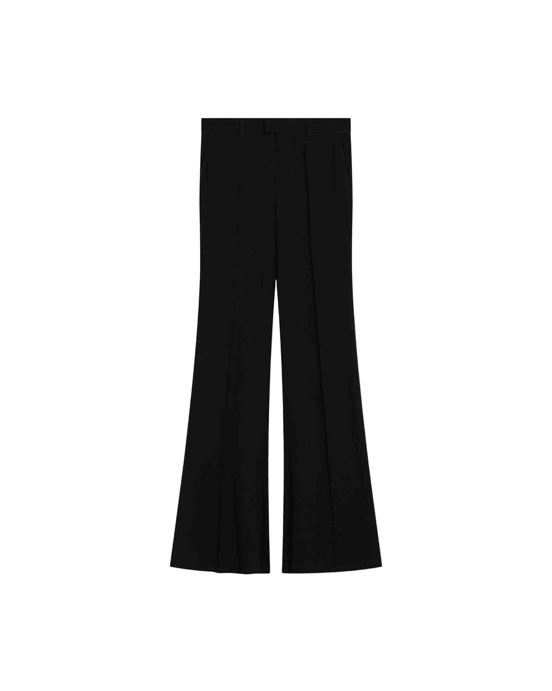 Balenciaga Black Flared Pant in Viscose Glam Steals