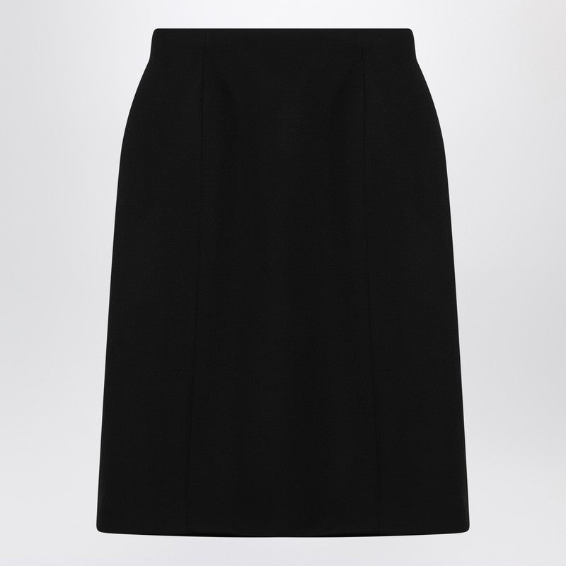 Balenciaga Black Hourglass Midi Skirt Glam Steals