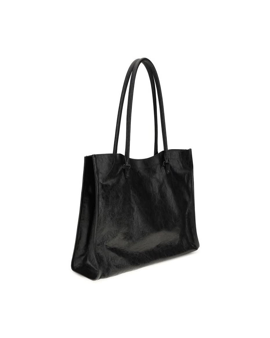 Balenciaga Black Lamb Ovis Aries Shoulder Bag 