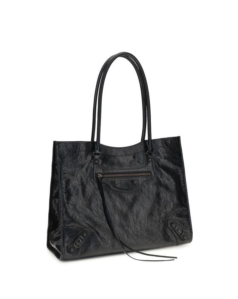Balenciaga Black Lamb Ovis Aries Shoulder Bag Glam Steals