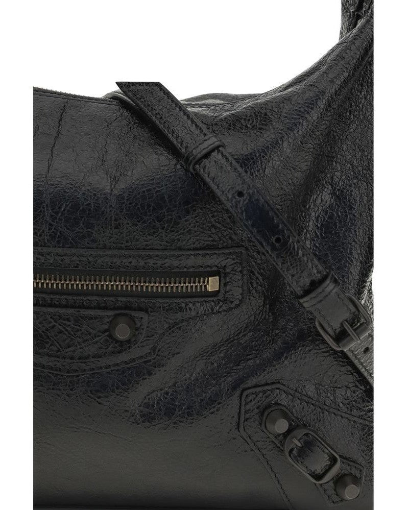 Balenciaga Black Lamb Ovis Aries Shoulder Bag Glam Steals