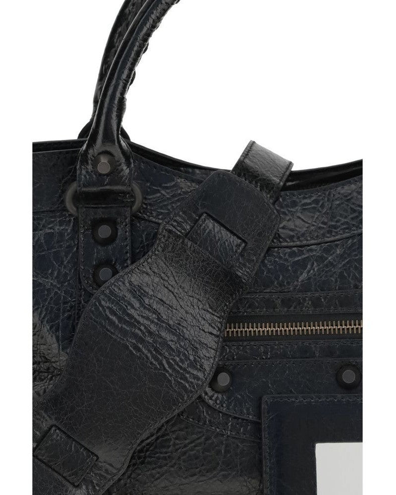 Balenciaga Black Lamb Ovis Aries Shoulder Bag Glam Steals