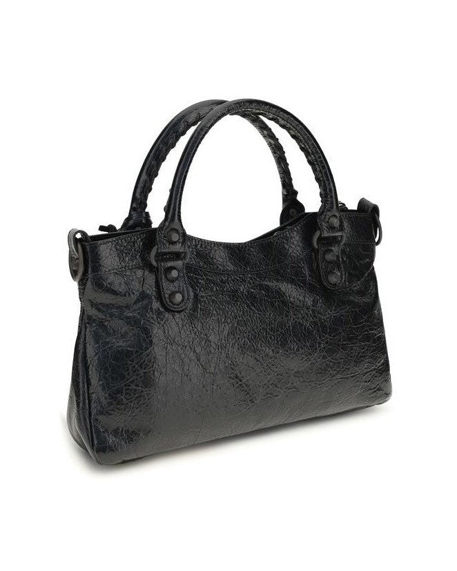 Balenciaga Black Lamb Ovis Aries Shoulder Bag Glam Steals
