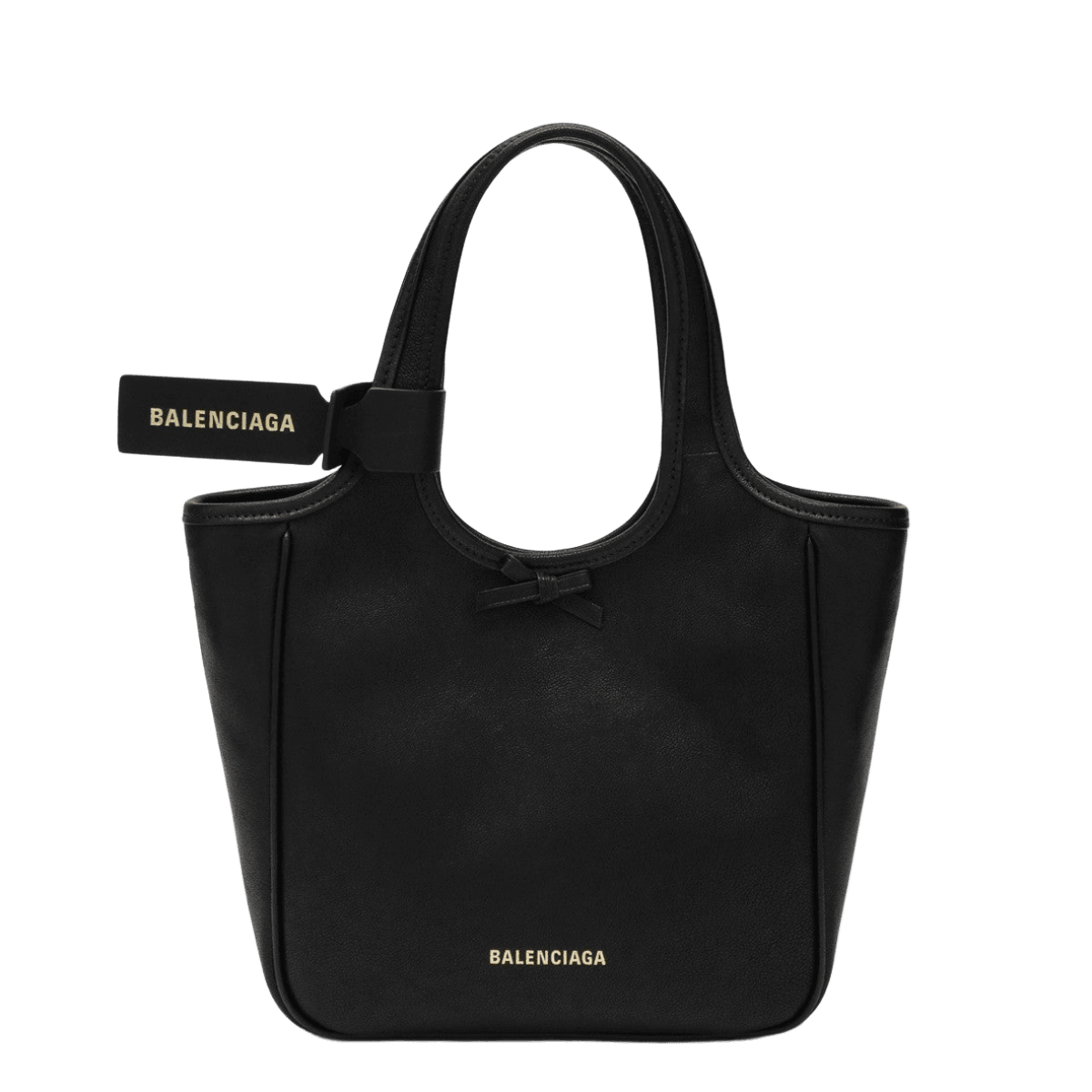 Balenciaga Black Laundrette leather bag Glam Steals