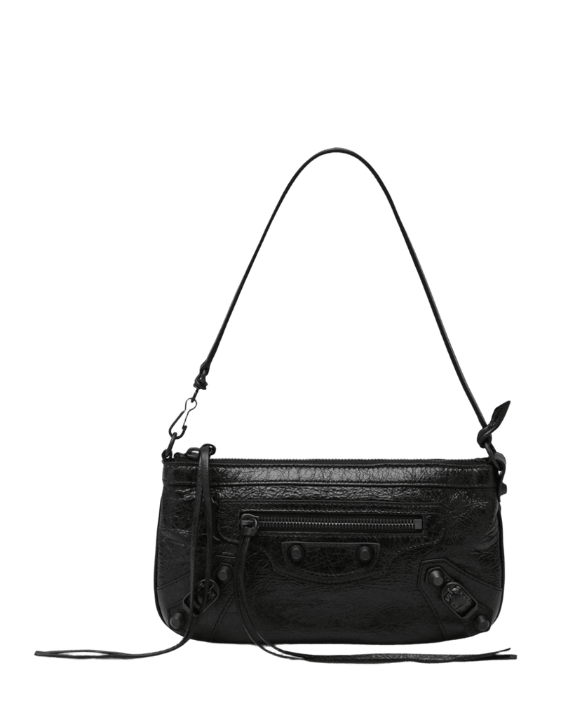 Balenciaga Le Black City Shoulder Pouch Glam Steals