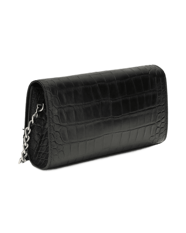 Balenciaga Black Calf Leather Bos Taurus Wallet Glam Steals