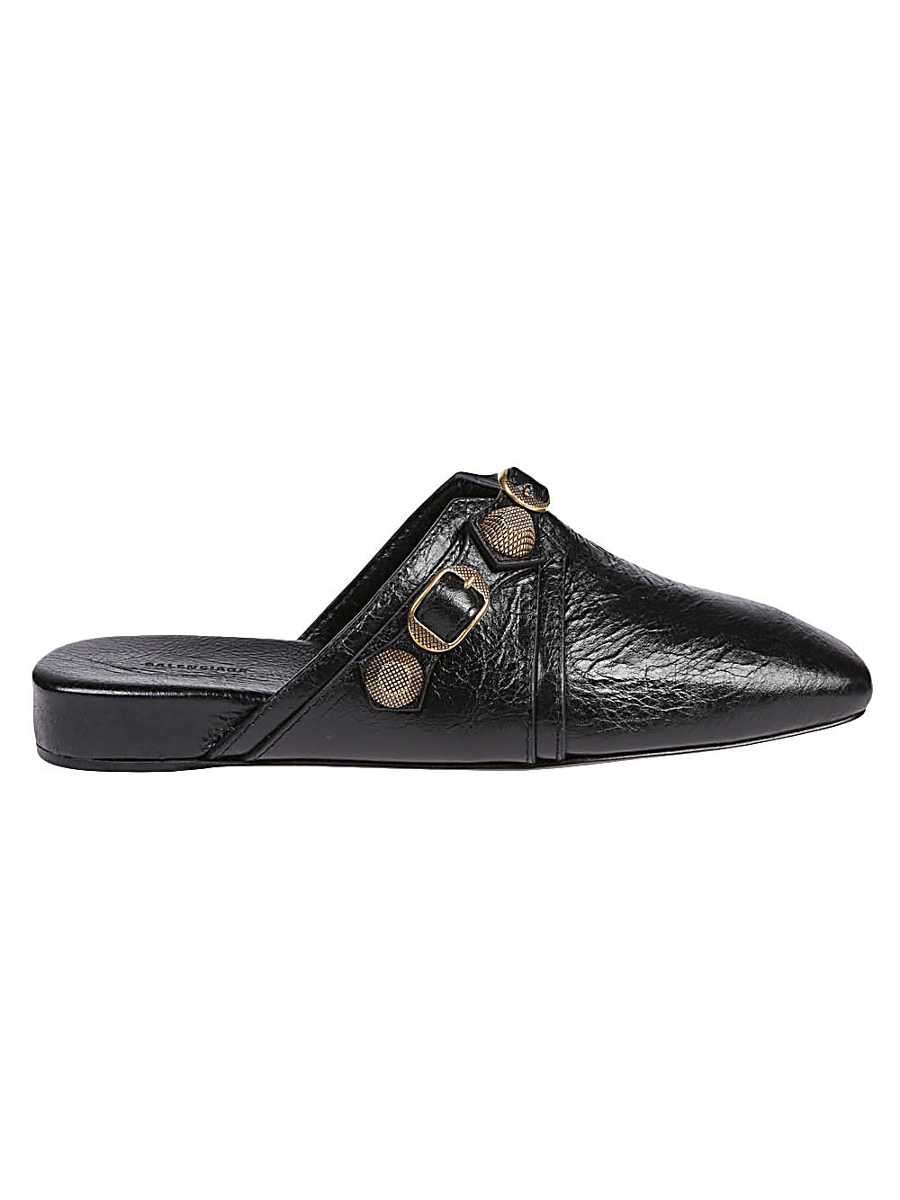 Balenciaga Black Leather Cozy Cagole Mules Glam Steals