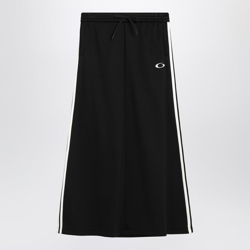 Balenciaga Black Long Skirt Loop Sports Icon Glam Steals