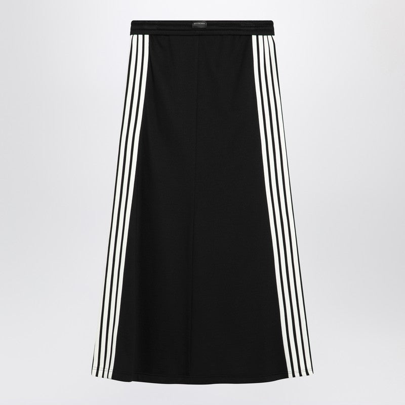 Balenciaga Black Long Skirt Loop Sports Icon Glam Steals