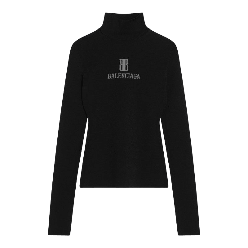 Balenciaga Black Nano Bb Turtleneck Glam Steals