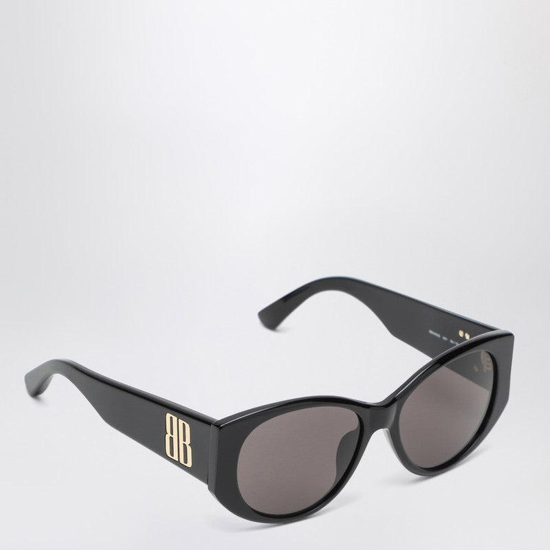 Balenciaga Black Nano Round Sunglasses Glam Steals