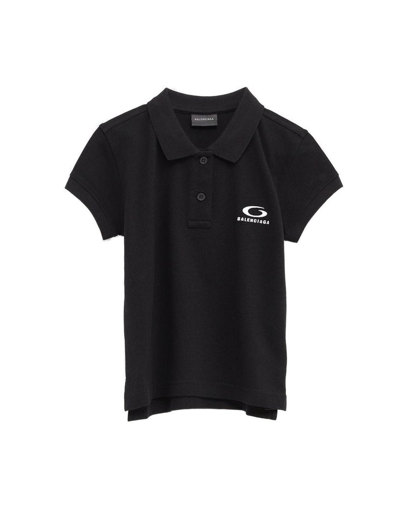 Balenciaga Black Polo T-shirt Glam Steals