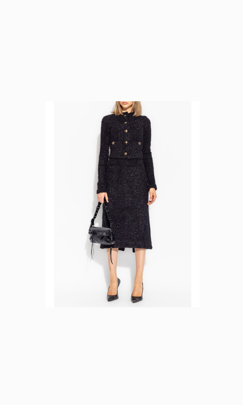 Balenciaga Black Skirt Glam Steals