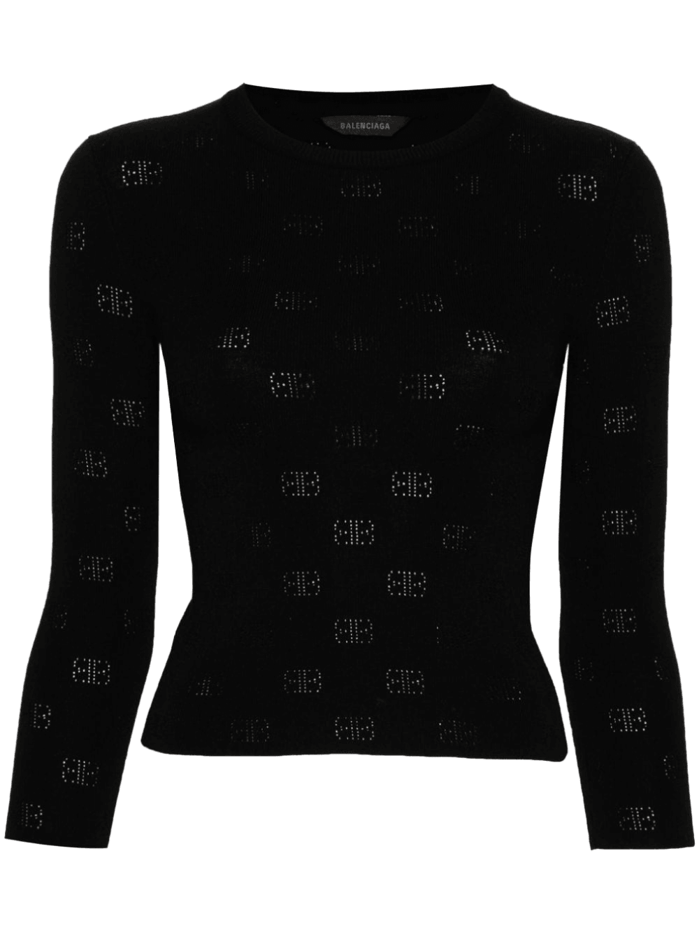 Balenciaga Black Sweater Glam Steals