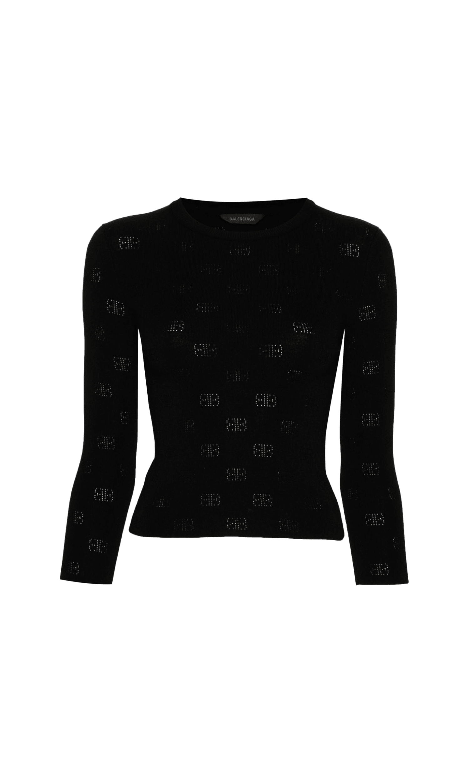 Balenciaga Black Sweater Glam Steals