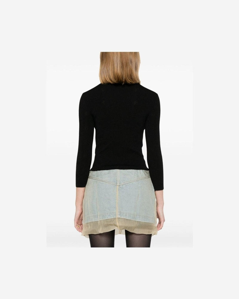 Balenciaga Black Sweater Sweaters